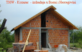 THW - Kozarac  - izdradnja u Bosni i Hercegovini